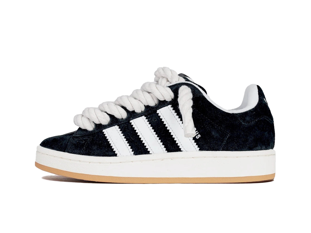 Adidas Campus 00s Black Rope Laces White-Adidas-pikastore.cz