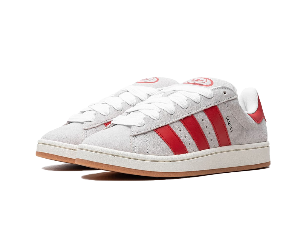 Adidas Campus 00s Crystal White Better Scarlet (Women's)-sneakers-Adidas-pikastore.cz