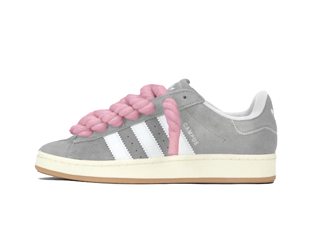 Adidas Campus 00s Grey Rope Laces Pink-Adidas-pikastore.cz