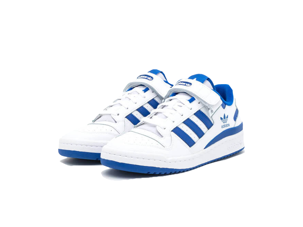 Adidas Forum Low White Royal Blue-sneakers-Adidas-pikastore.cz