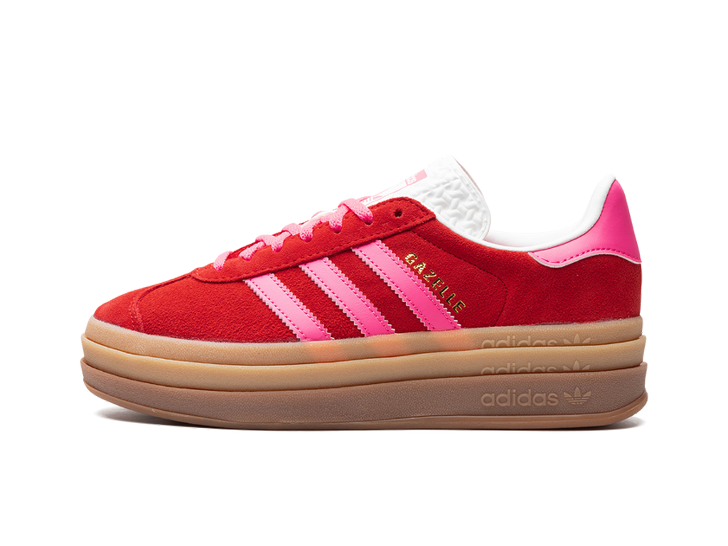 Adidas Gazelle Bold Collegiate Red Lucid Pink (Women's)-sneakers-Adidas-pikastore.cz