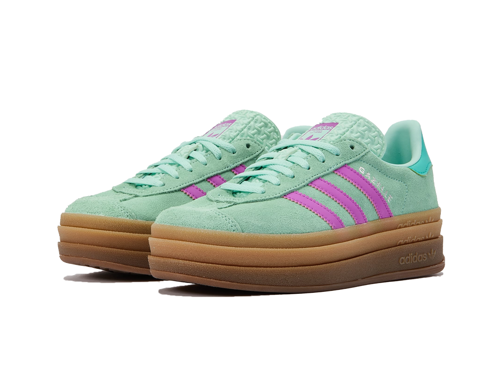 Adidas Gazelle Bold J Clear Mint Flash Pink-Adidas-pikastore.cz