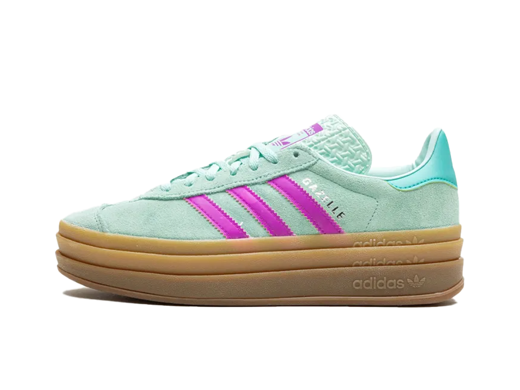 Adidas Gazelle Bold J Clear Mint Flash Pink-Adidas-pikastore.cz