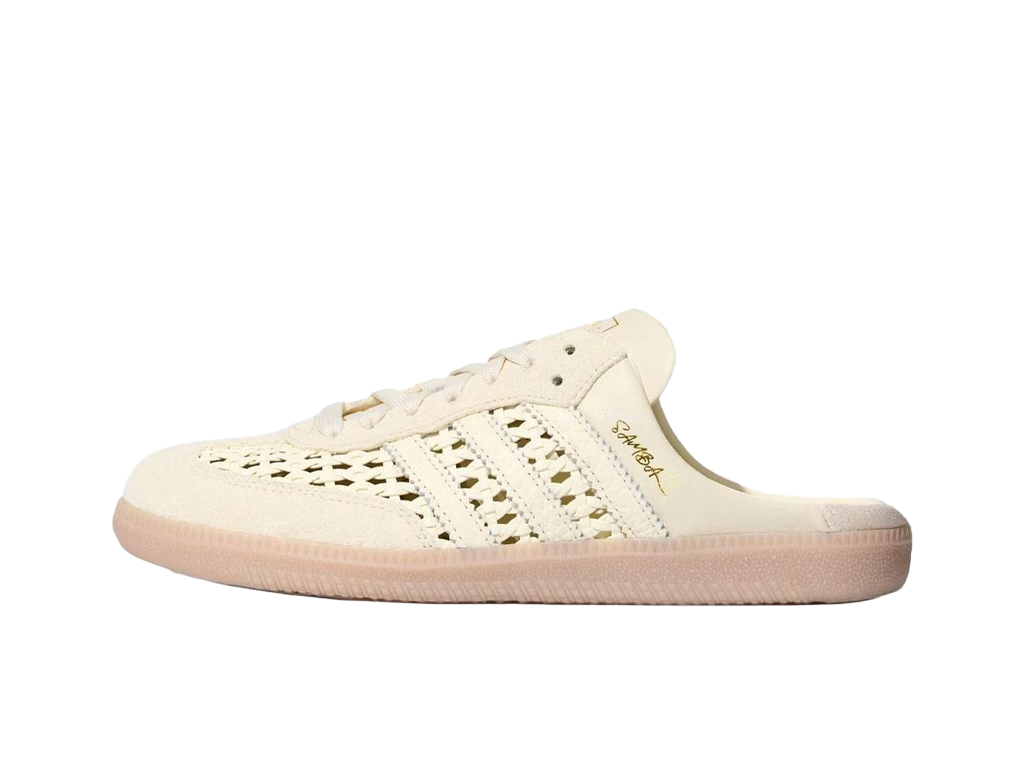 Adidas Samba Mule Woven Basketweave Cream White (Womens)-Adidas-pikastore.cz