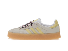 Adidas Sambae White Gray Powder Yellow (Womens)