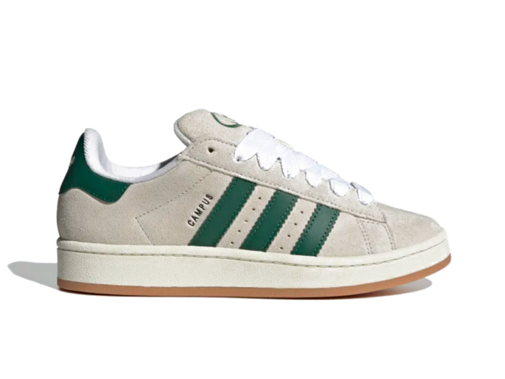 Adidas Campus 00s Crystal White Dark Green (Women's)-sneakers-Adidas-pikastore.cz