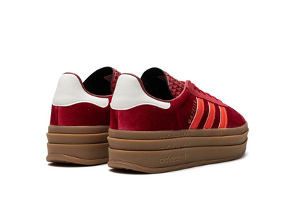 Adidas Gazelle Bold Bright Red Velvet