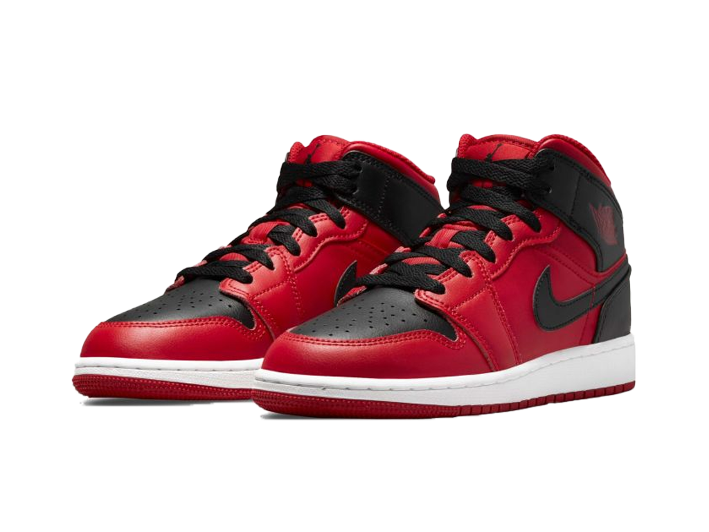 Air Jordan Jordan 1 Mid Reverse Bred (2021) (GS)-Air Jordan-pikastore.cz