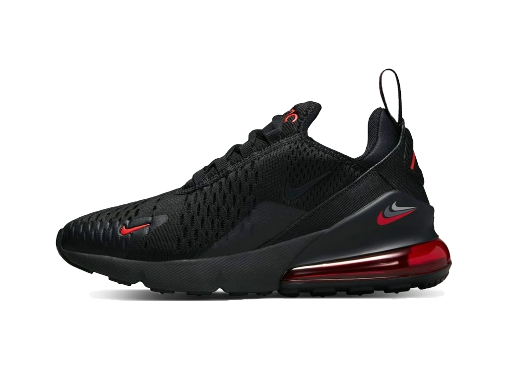 Nike Air Max 270 GS Multi-Swoosh - Black Habanero Red-Nike-pikastore.cz