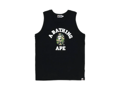 BAPE ABC Camo College Tank Top Black Green