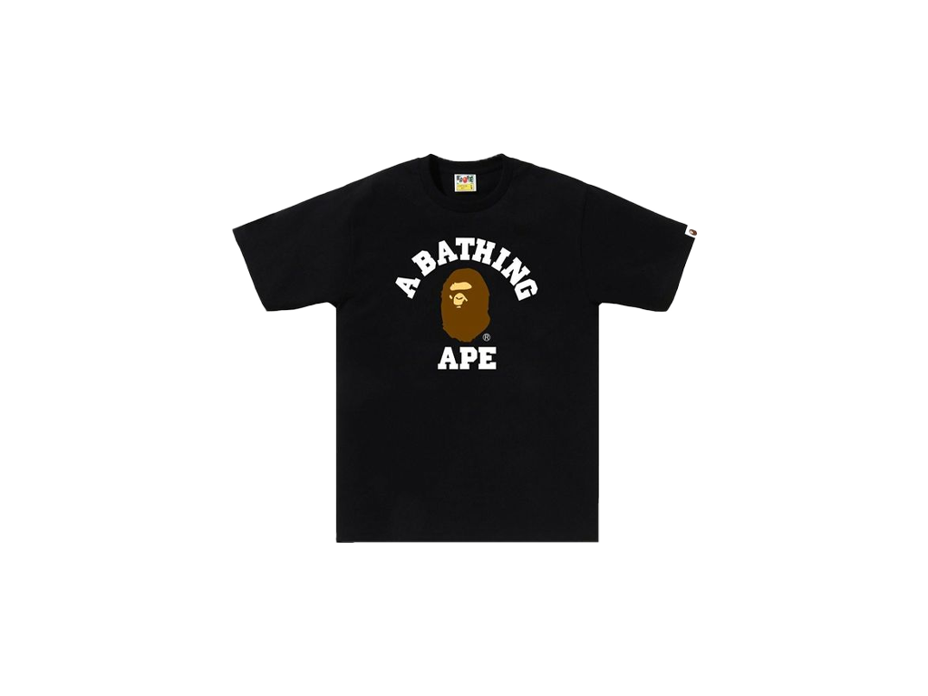 BAPE College Tee Black
