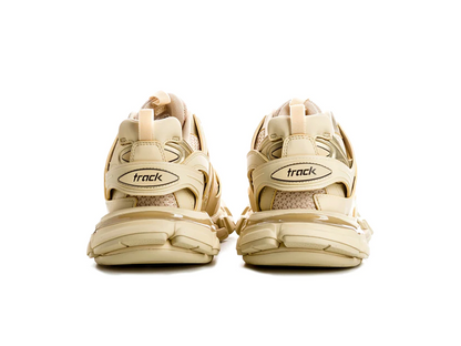 Balenciaga Track Beige Metallic Gold