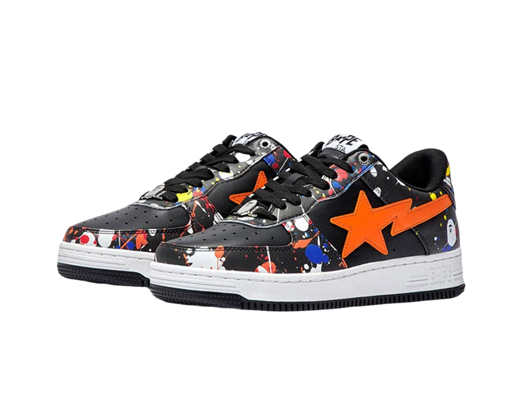 Bape A Bathing Ape Sta Paint Splatter Black-BAPE-pikastore.cz