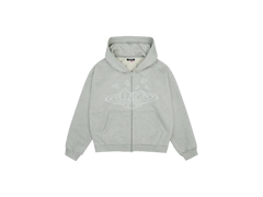 Broken Planet The Planet Is Your Zip Up Hoodie Ash Heather Grey