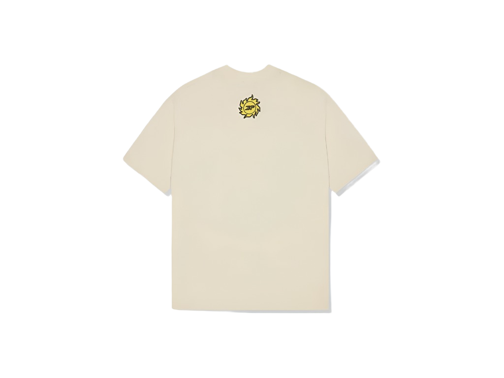 Broken Planet Foot On The Gas T-shirt Vanilla White-Broken Planet-pikastore.cz