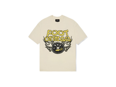 Broken Planet Foot On The Gas T-shirt Vanilla White