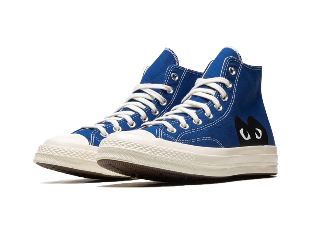 Converse Comme des Garcons PLAY x Chuck 70 High Blue Quartz-Converse-pikastore.cz