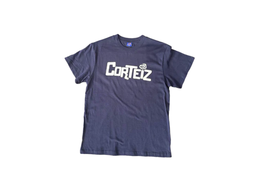 Corteiz Big Logo Navy Tee-Corteiz-pikastore.cz