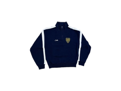 Corteiz Boca Fleece Quarter Zip Long Sleeve Navy