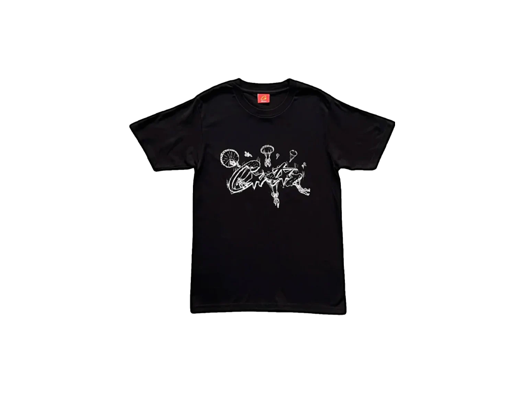 Corteiz Rtw Allstarz Skydiver T-Shirt Black-Corteiz-pikastore.cz
