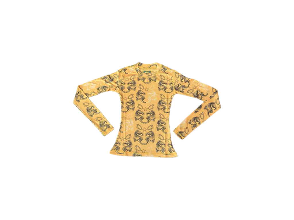 Corteiz Tiger Long Sleeve Yellow-Corteiz-pikastore.cz