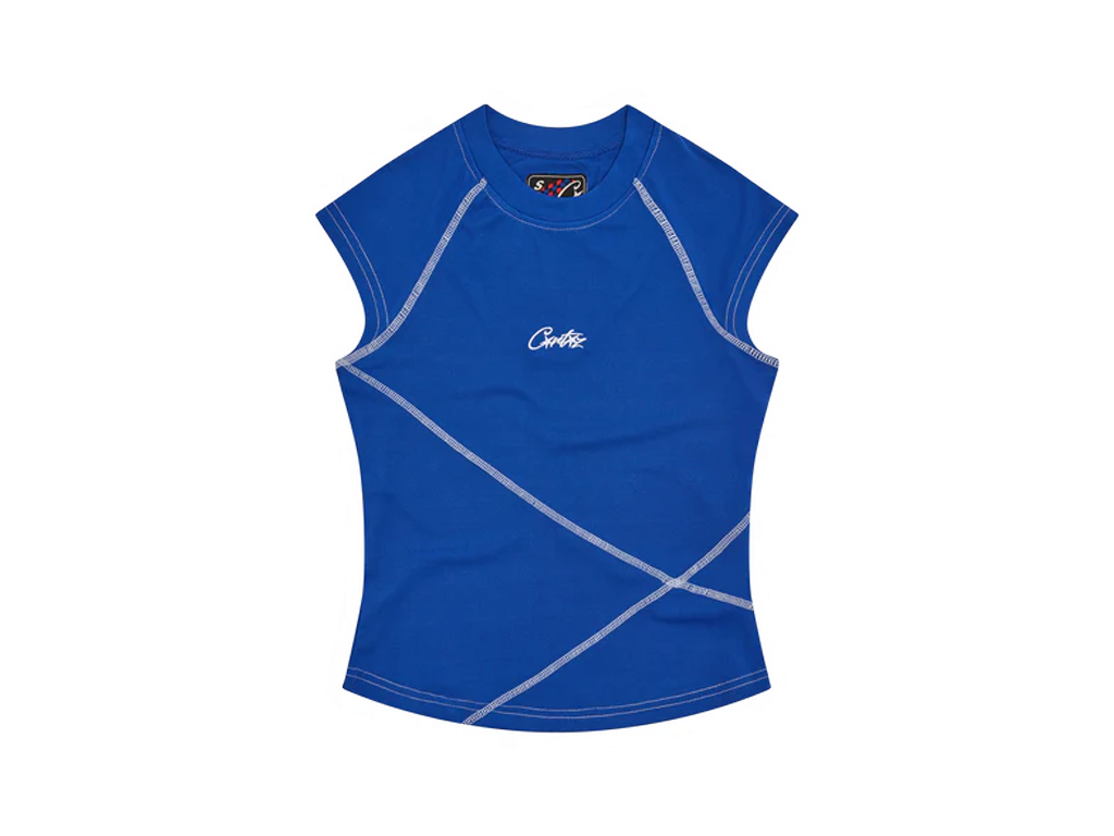 Corteiz Womens Racer Vest Top Blue-Corteiz-pikastore.cz