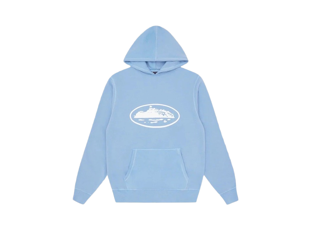 Corteiz Alcatraz Hoodie Baby Blue