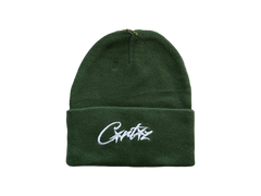 Corteiz Allstarz Folded Beanie Green