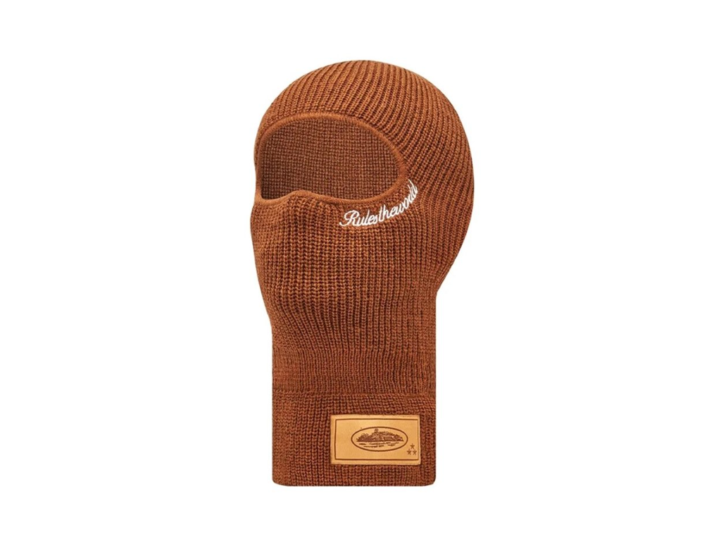 Corteiz Knit Balaclava Brown-Corteiz-pikastore.cz