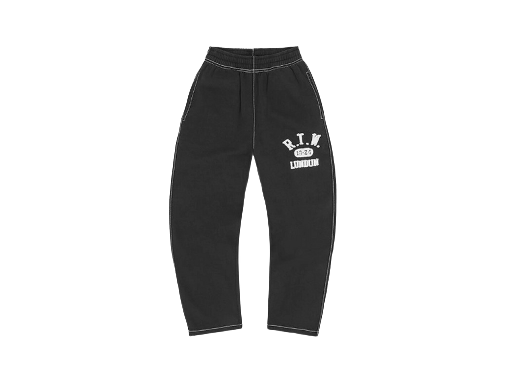 Corteiz RTW College Sweatpant Black-Corteiz-pikastore.cz