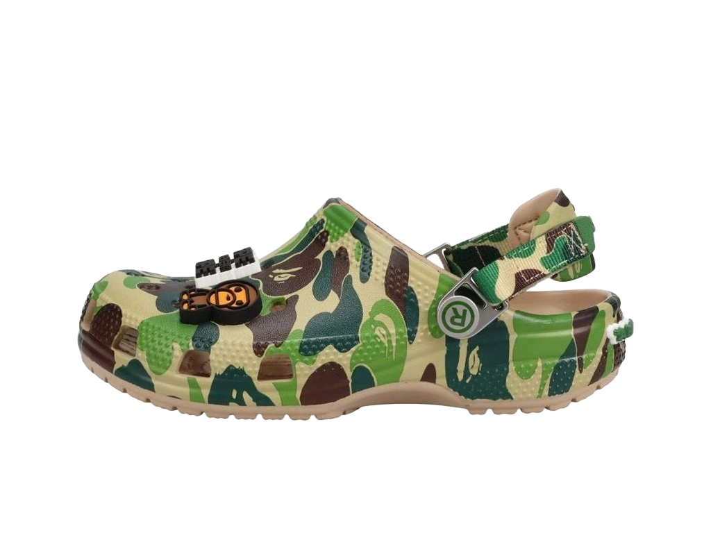 Crocs Classic Clog A Bathing Ape ABC Camo Green (Kids)