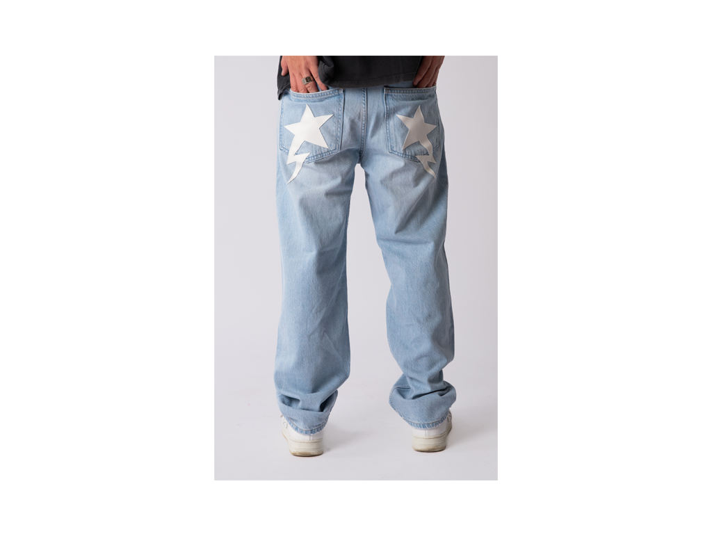 Custom Star Blue Jeans