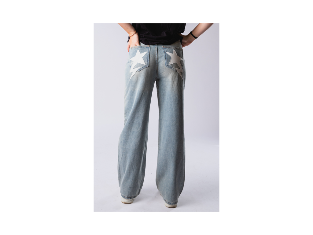 Custom Star Blue Jeans Women's