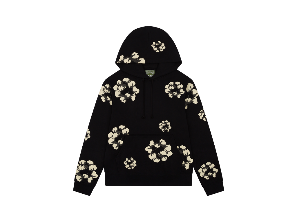 Denim Tears x CPFM Cactus Tears Wreath Hoodie Black-Denim Tears-pikastore.cz