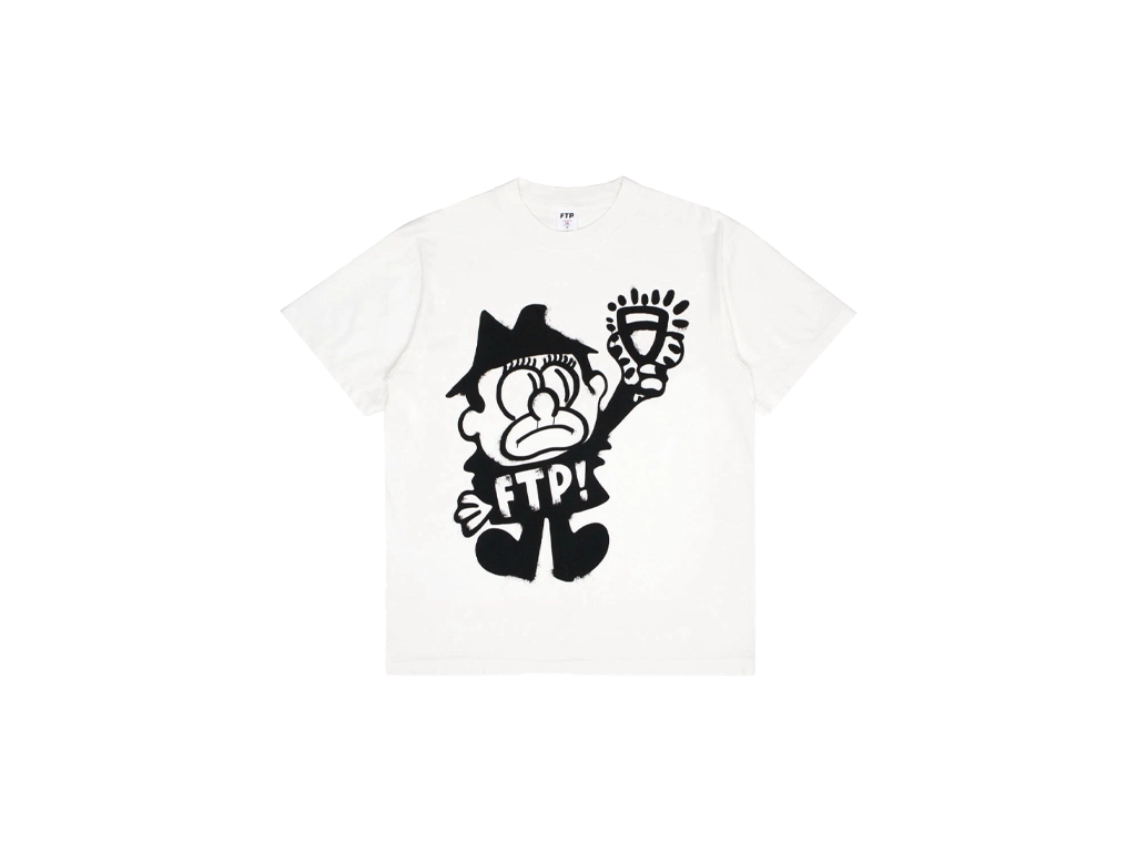 FTP x Slawn Boris Tee White-FTP-pikastore.cz