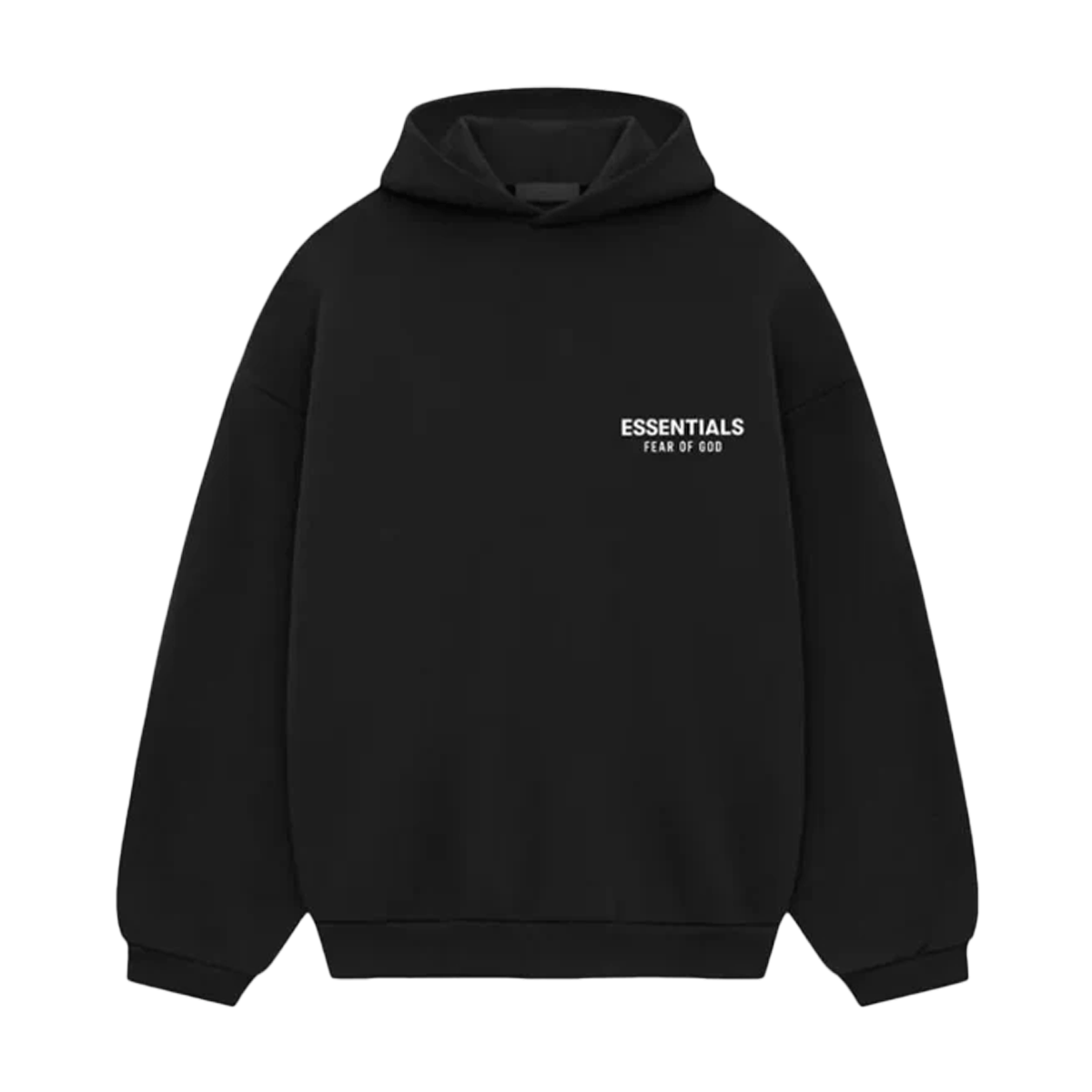 Fear of God Essentials Fleece Hoodie S24 Black-Fear of God-pikastore.cz