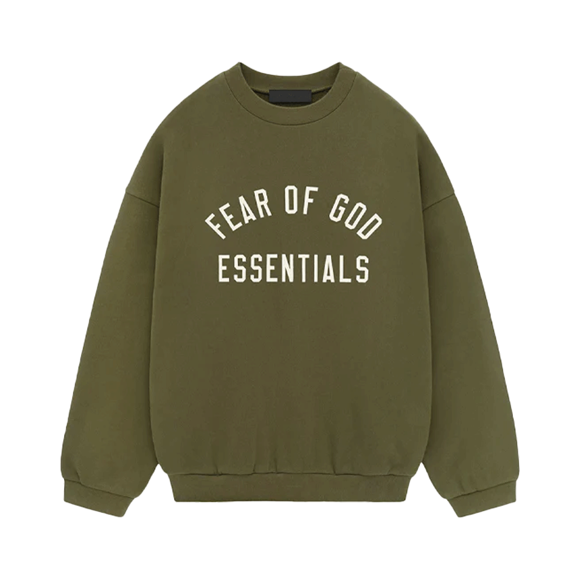 Fear of God Essentials Fleece S24 Crewneck Military-Fear of God-pikastore.cz