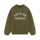 Fear of God Essentials Fleece S24 Crewneck Military-Fear of God-pikastore.cz