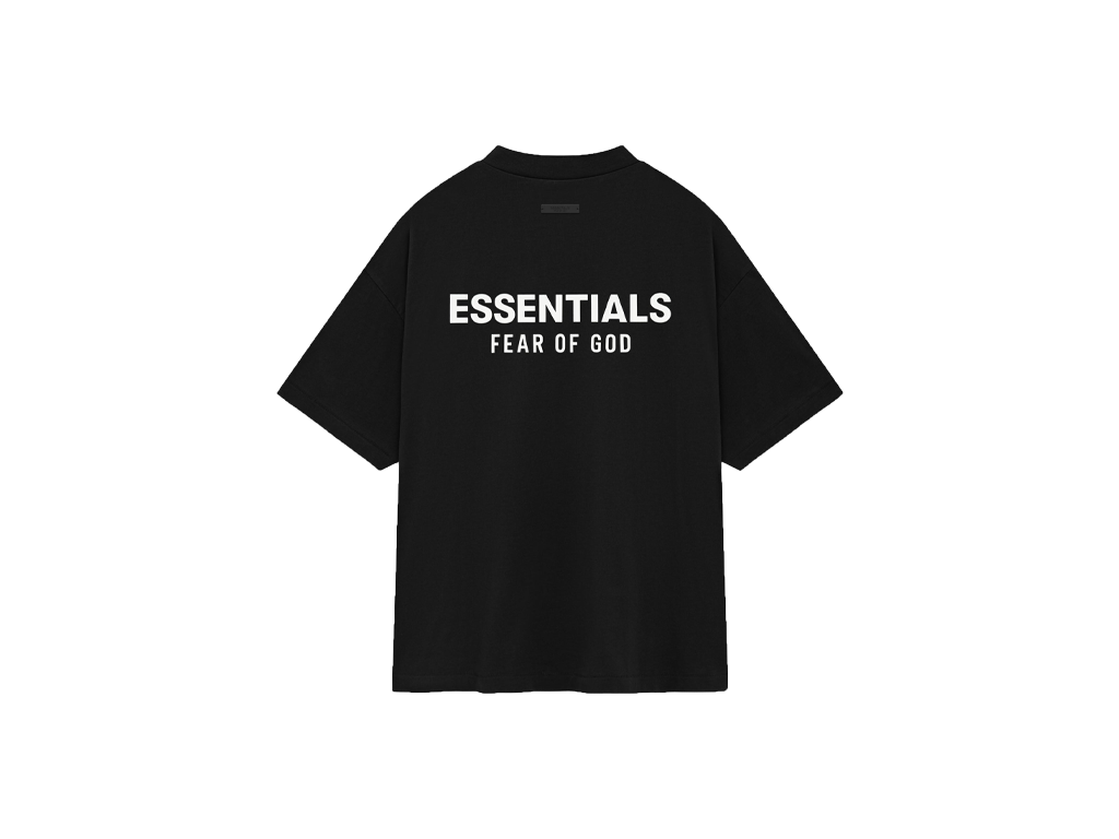 Fear of God Essentials Crewneck S24 T-Shirt Black-Fear of God-pikastore.cz