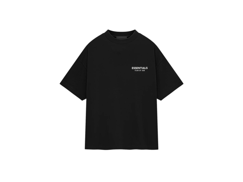 Fear of God Essentials Crewneck S24 T-Shirt Black-Fear of God-pikastore.cz
