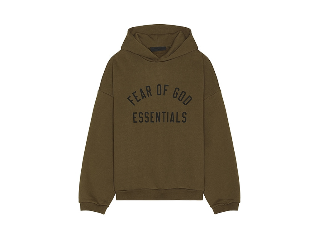 Fear of God Essentials Fleece S24 Hoodie Olive-Fear of God-pikastore.cz
