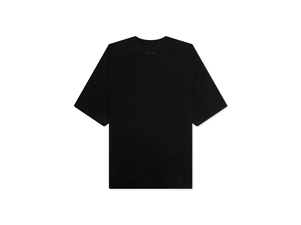 Fear of God Essentials Jersey S24 Crewneck Tee Black-Fear of God-pikastore.cz