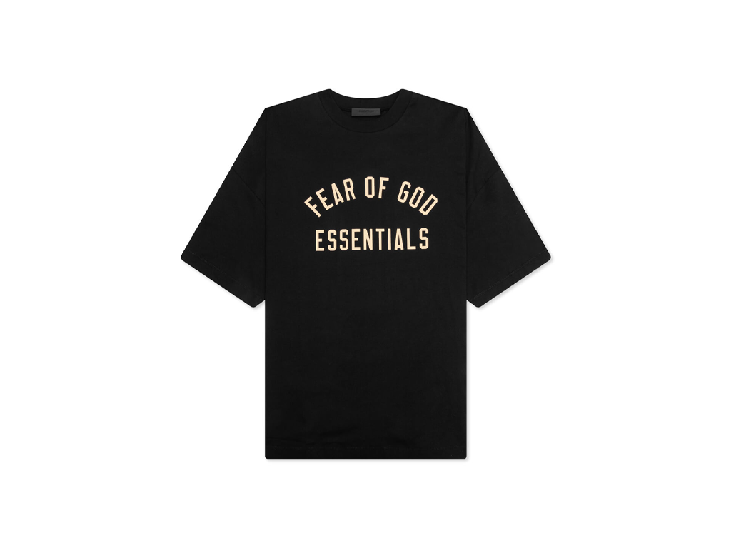 Fear of God Essentials Jersey S24 Crewneck Tee Black-Fear of God-pikastore.cz
