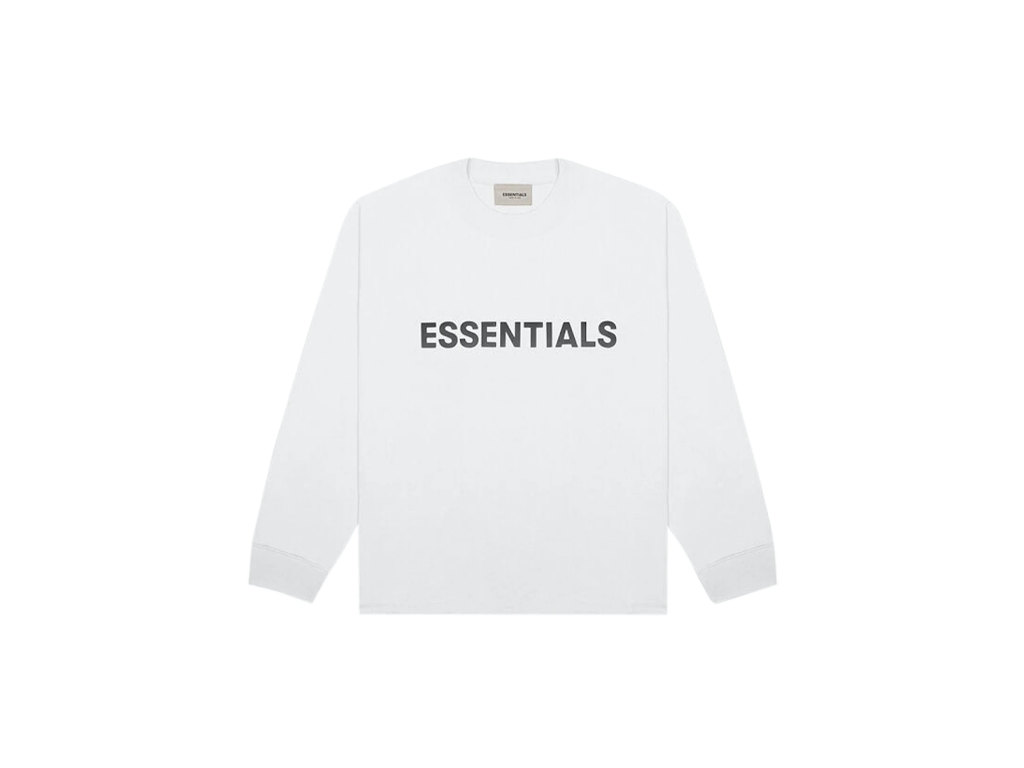 Fear of God Essentials S20 Longsleeve T-Shirt White - PIKASTORE-Fear of God-pikastore.cz