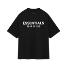 Fear of God Essentials Crewneck S24 T-Shirt Black-Fear of God-pikastore.cz