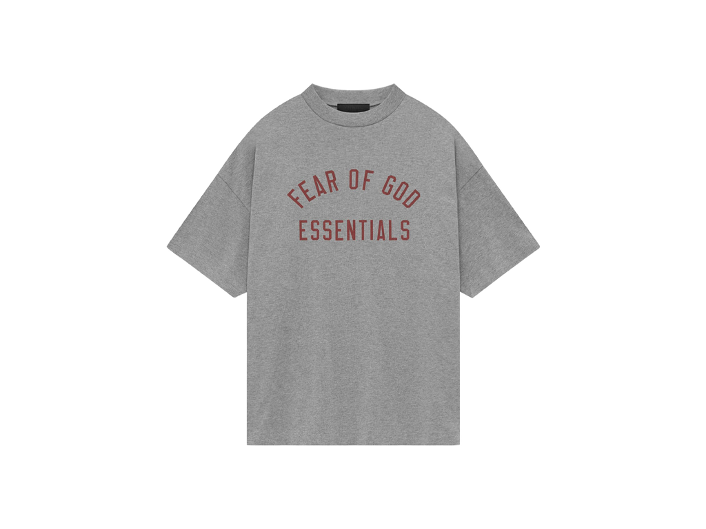 Fear of God Essentials Jersey Crewneck S24 Tee Dark Heather-Fear of God-pikastore.cz