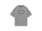 Fear of God Essentials Jersey Crewneck S24 Tee Dark Heather-Fear of God-pikastore.cz