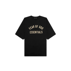 Fear of God Essentials Jersey S24 Crewneck T-Shirt Black - PIKASTORE