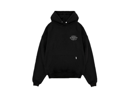 Represent Owners Club Stamp Hoodie Black