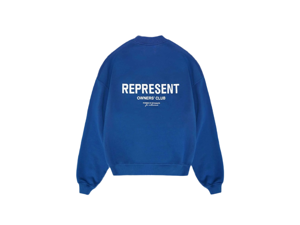 Represent Owners Club Crewneck Azure Blue